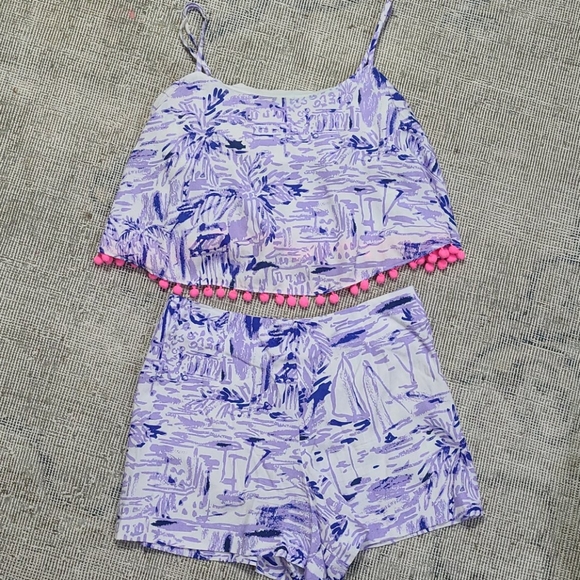 Lilly Pulitzer Pants - LILLY PULITZER shorts set || size 2